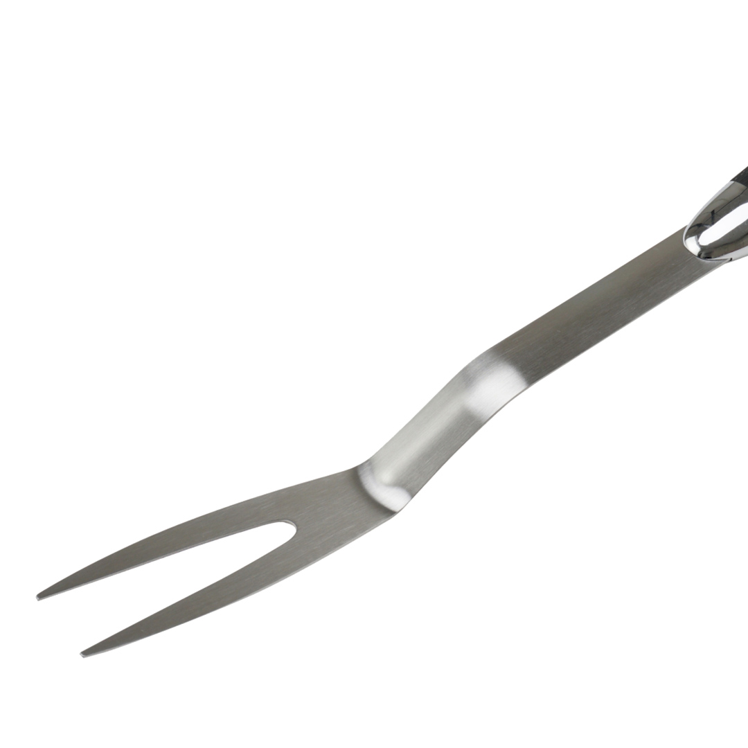 Fotografia para o produto Garfo de churrasco em aço inox com cabo em plástico A45cm