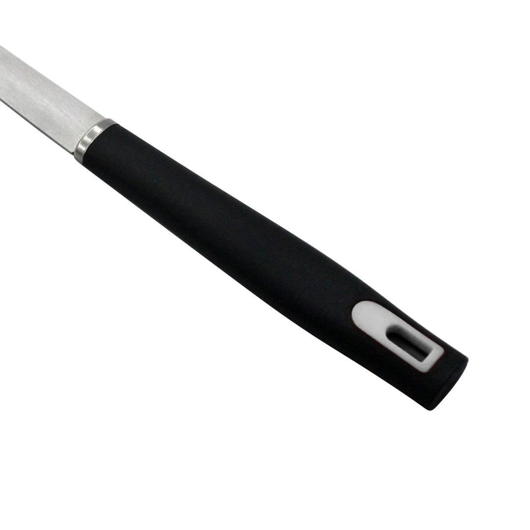 Fotografia para o produto Garfo para churrasco em aço inox com cabo em plástico A39,8cm cor preta