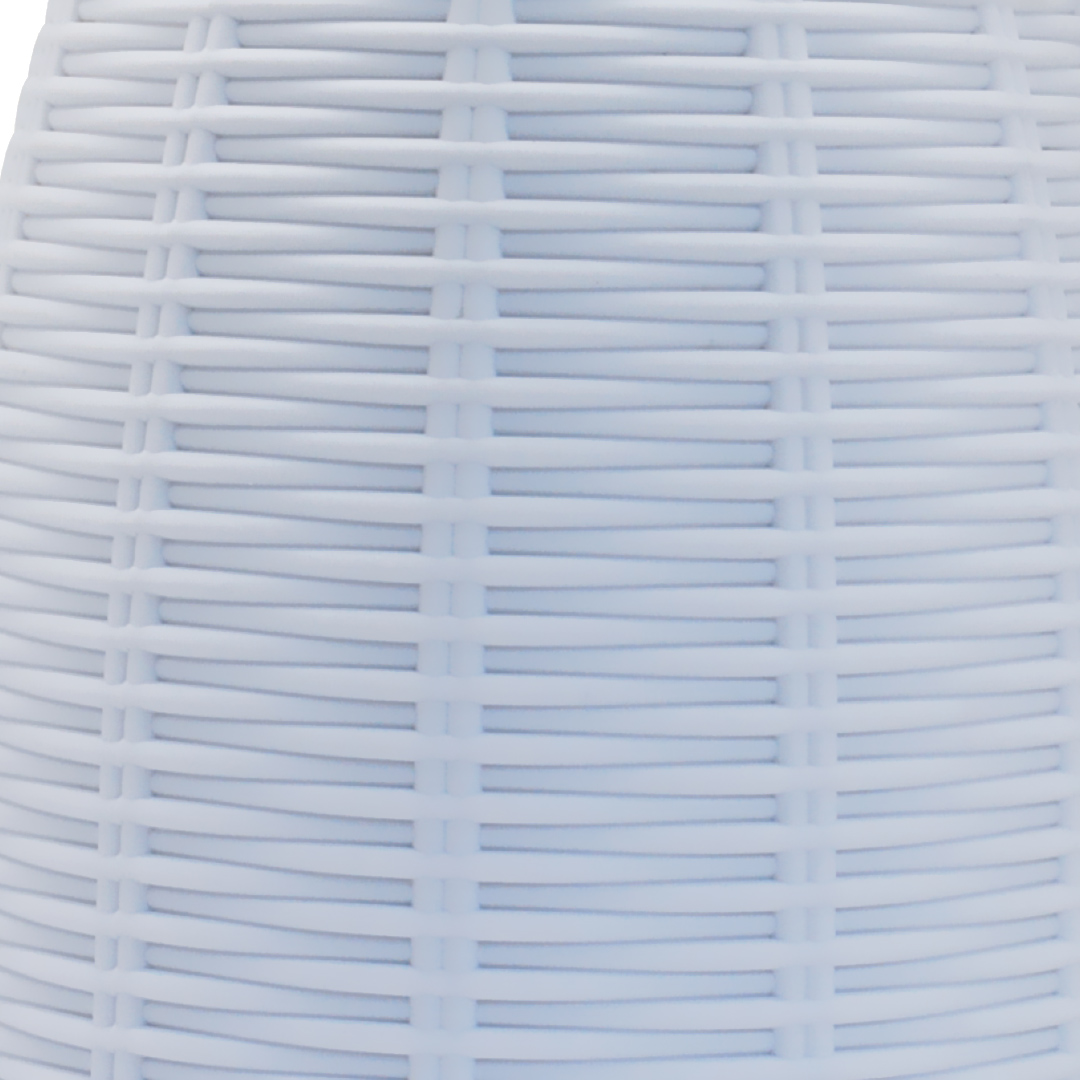 Fotografia para o produto Garrafa térmica revestida com rattan de plástico 1L L18xP14.5xA26.5cm