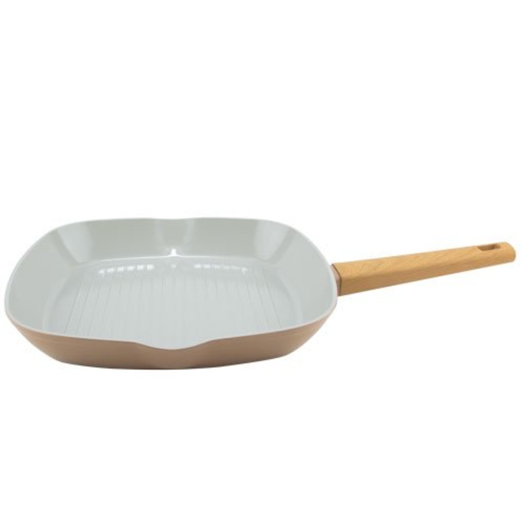 Imagem ilustrativa para Grill antiaderente em alum rev cerâmico 2,1L P28xL28cm fendi mocha