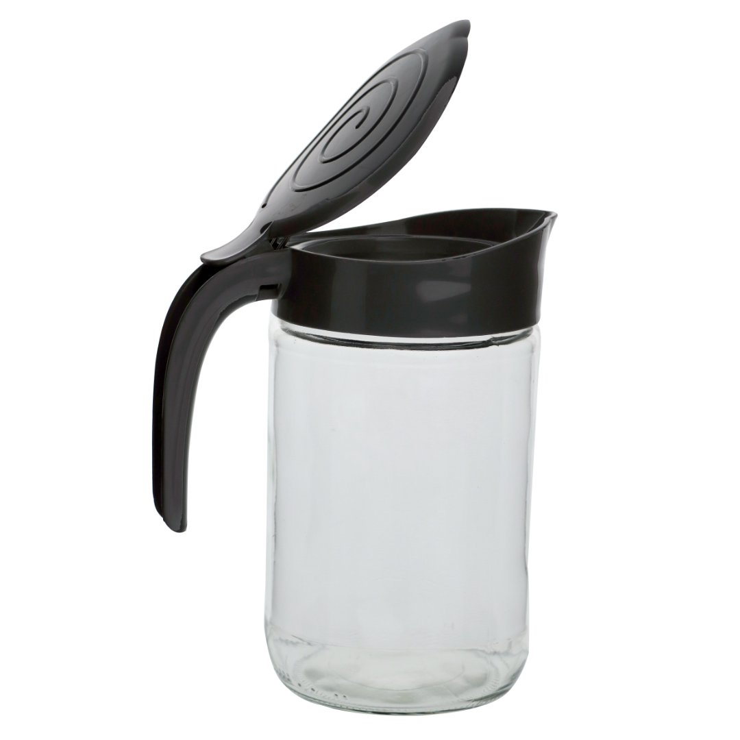 Fotografia para o produto Jarra em vidro 1L com tampa cor cinza