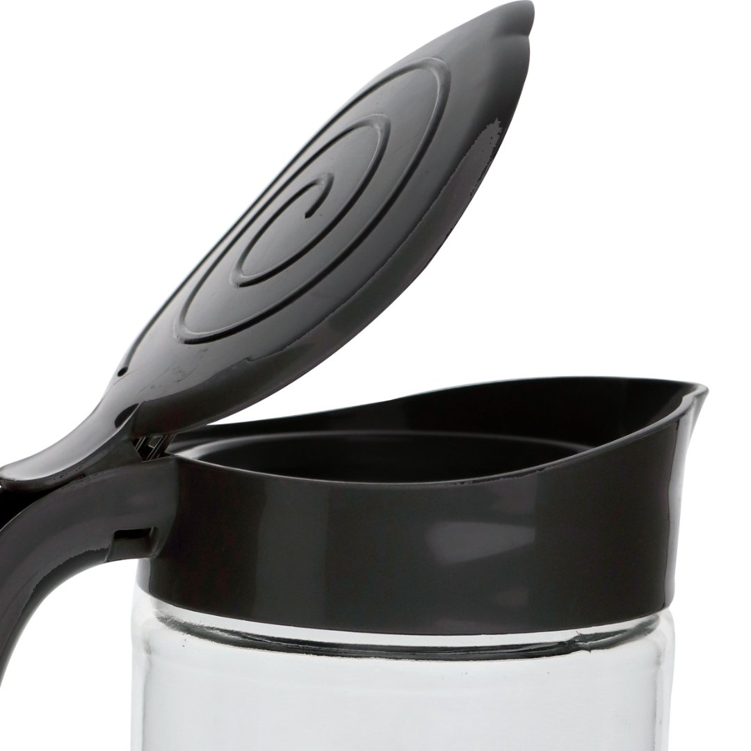 Fotografia para o produto Jarra em vidro 1L com tampa cor cinza