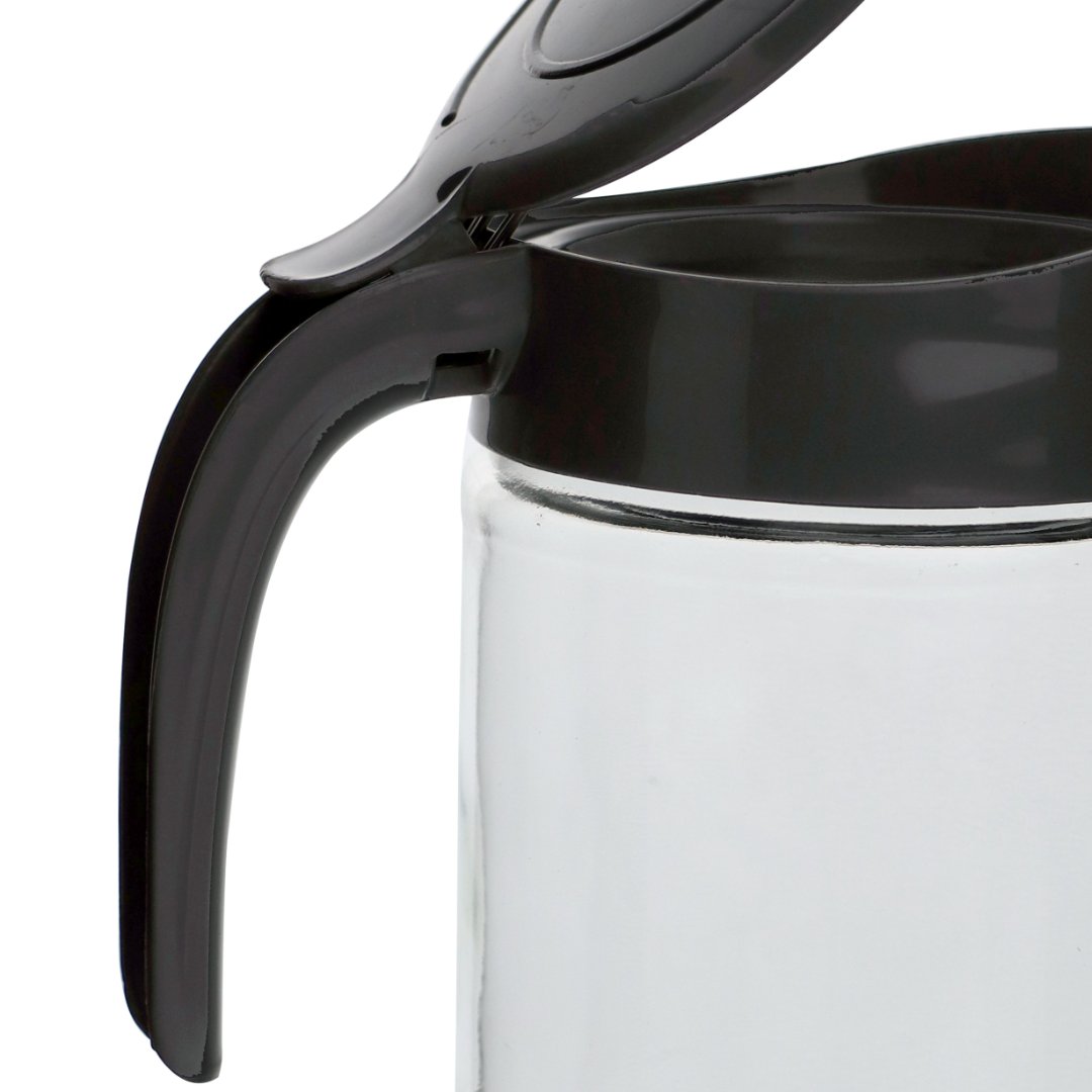 Fotografia para o produto Jarra em vidro 1L com tampa cor cinza