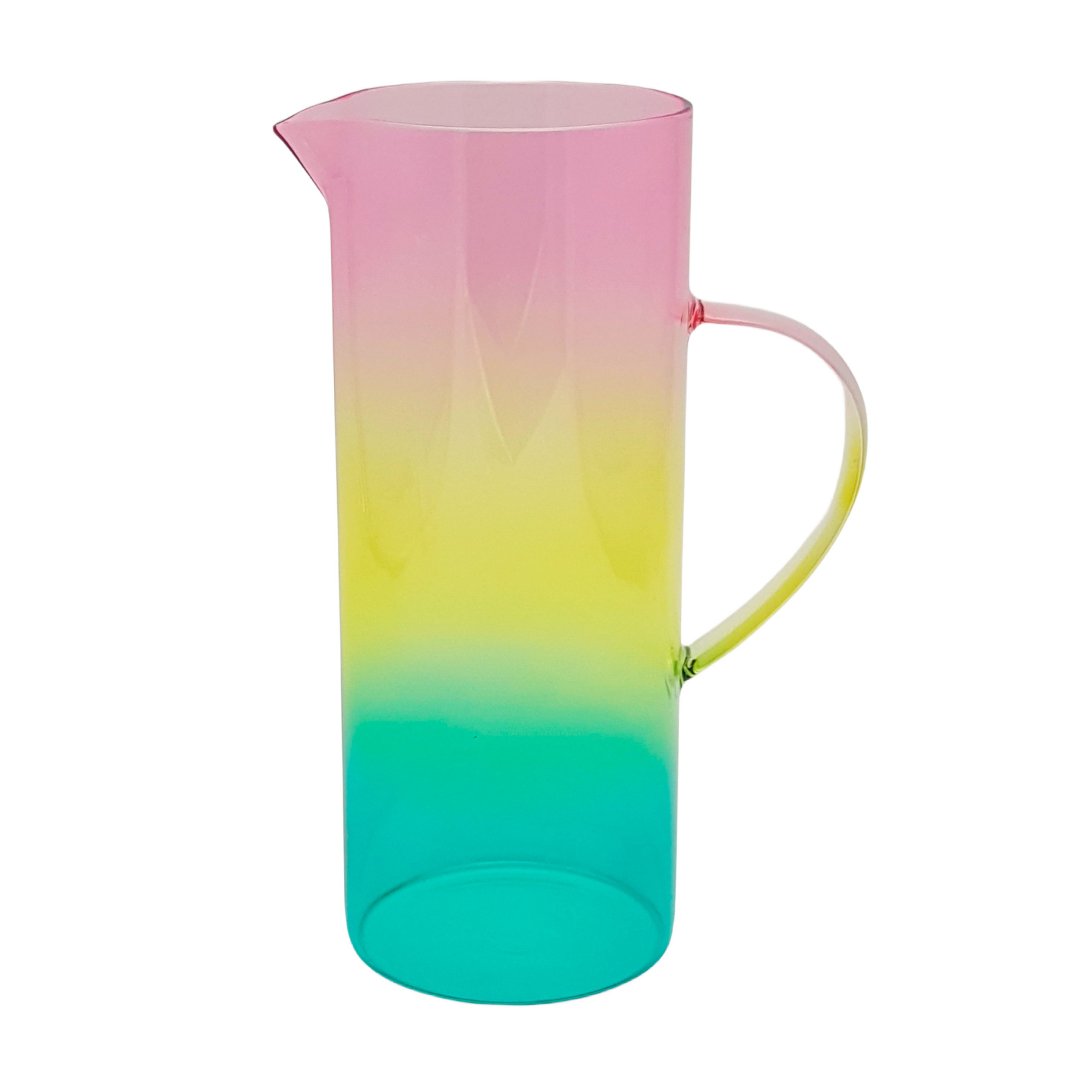 Imagem ilustrativa para Jarra em vidro borossilicato 1,2L vermelho translúcido