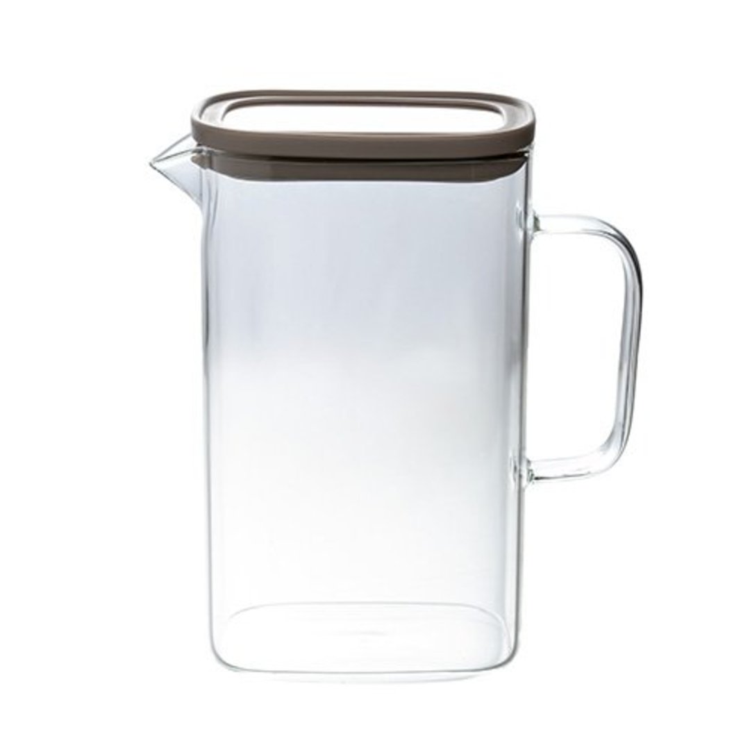 Imagem ilustrativa para Jarra em vidro borossilicato com tampa em silicone 1,5L