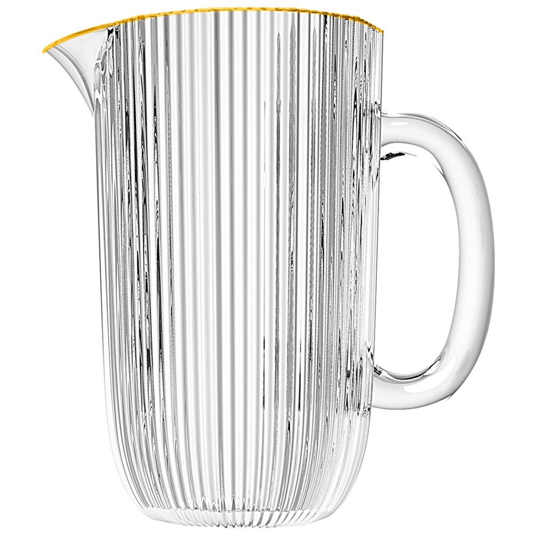 Fotografia para o produto Jarra em vidro com borda dourada 1,3L A20,2cm