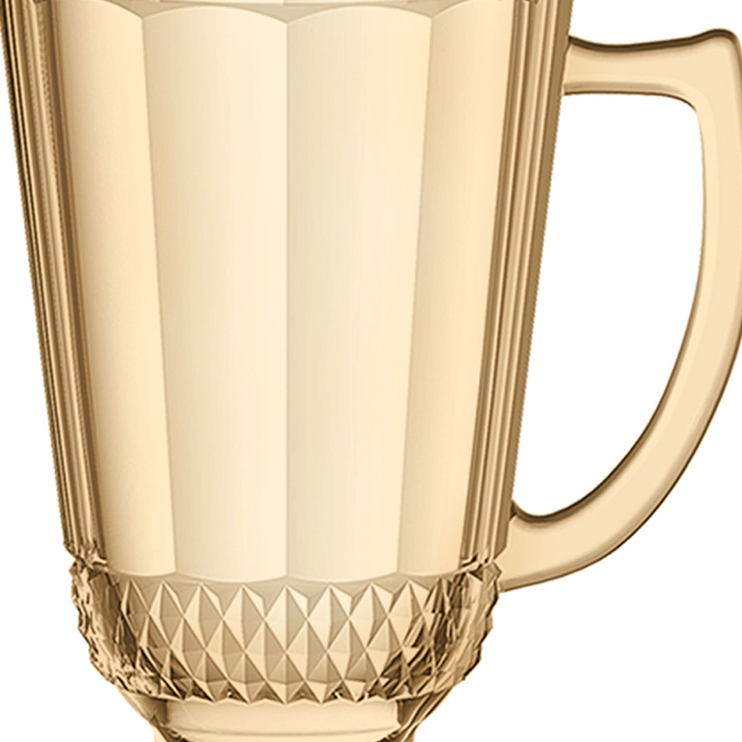 Fotografia para o produto Jarra em vidro com pé 1,2L cor âmbar luster