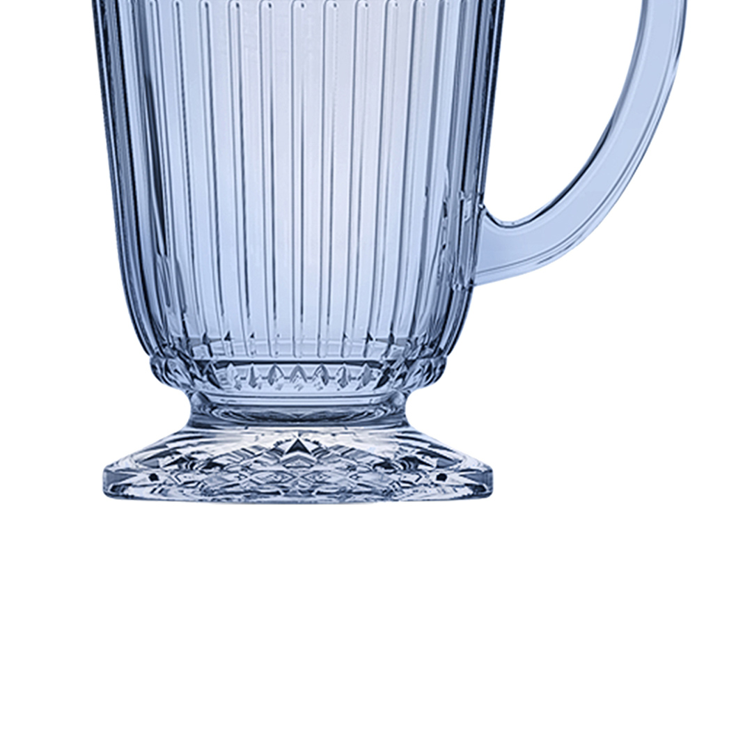 Fotografia para o produto Jarra em vidro com pé 1,2L cor azul luster