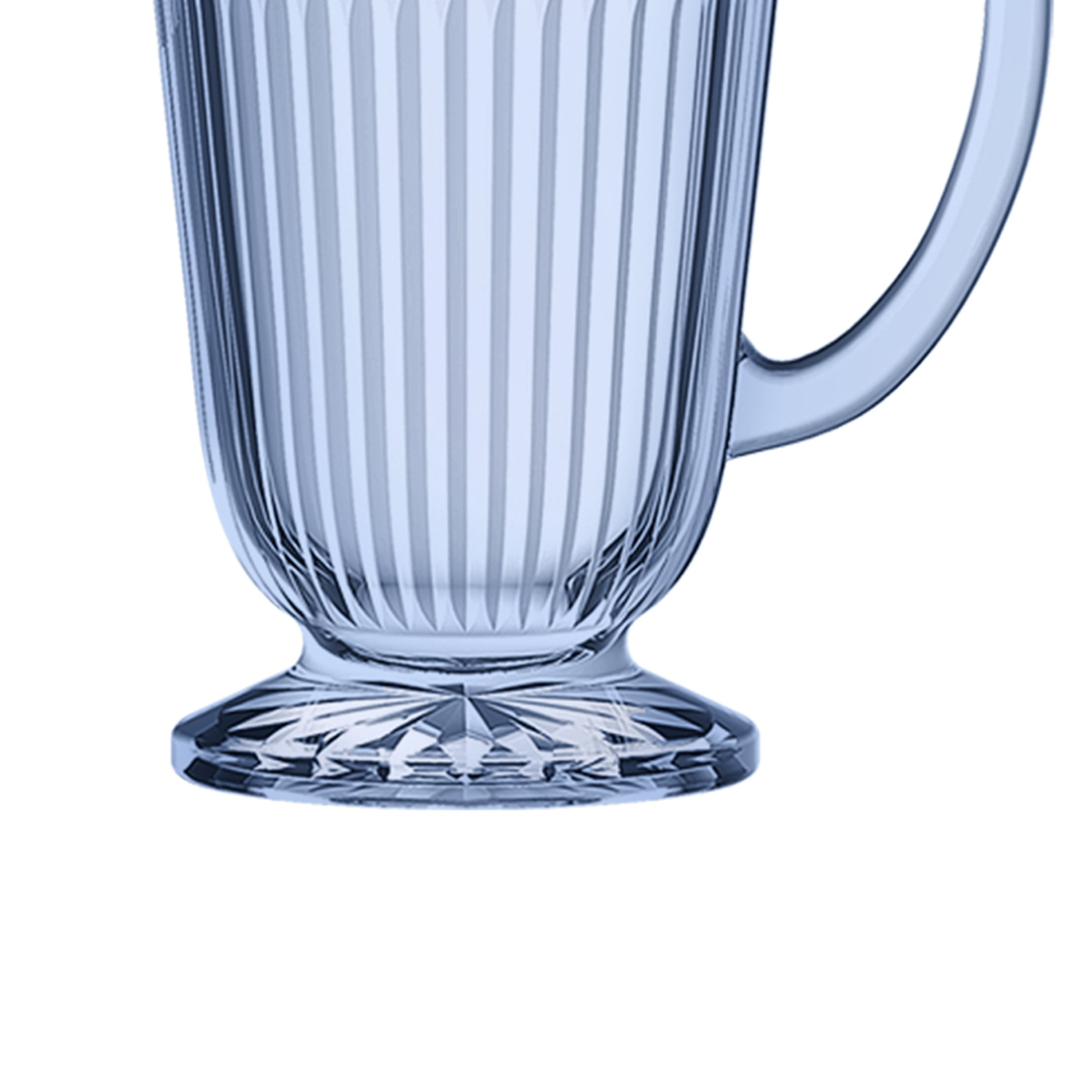 Fotografia para o produto Jarra em vidro com pé 1,2L cor azul luster