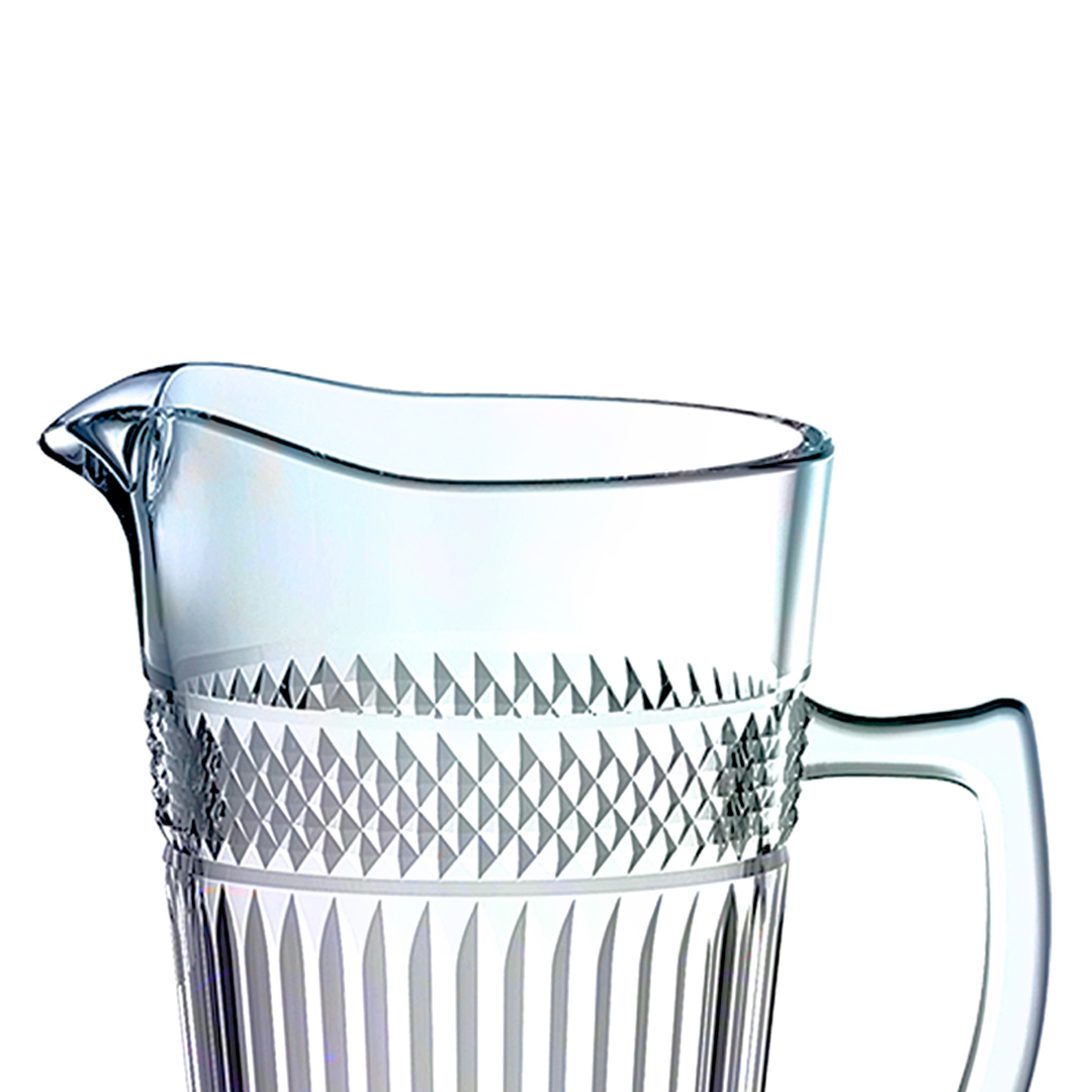 Fotografia para o produto Jarra em vidro com pé 1,2L cor furta-cor