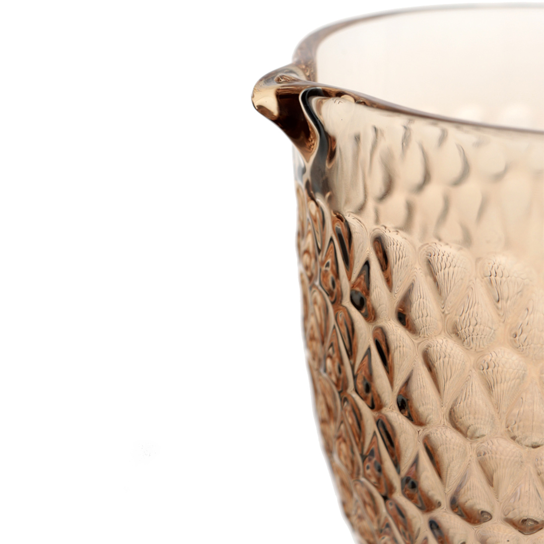 Fotografia para o produto Jarra em vidro com pé 1L cor âmbar luster