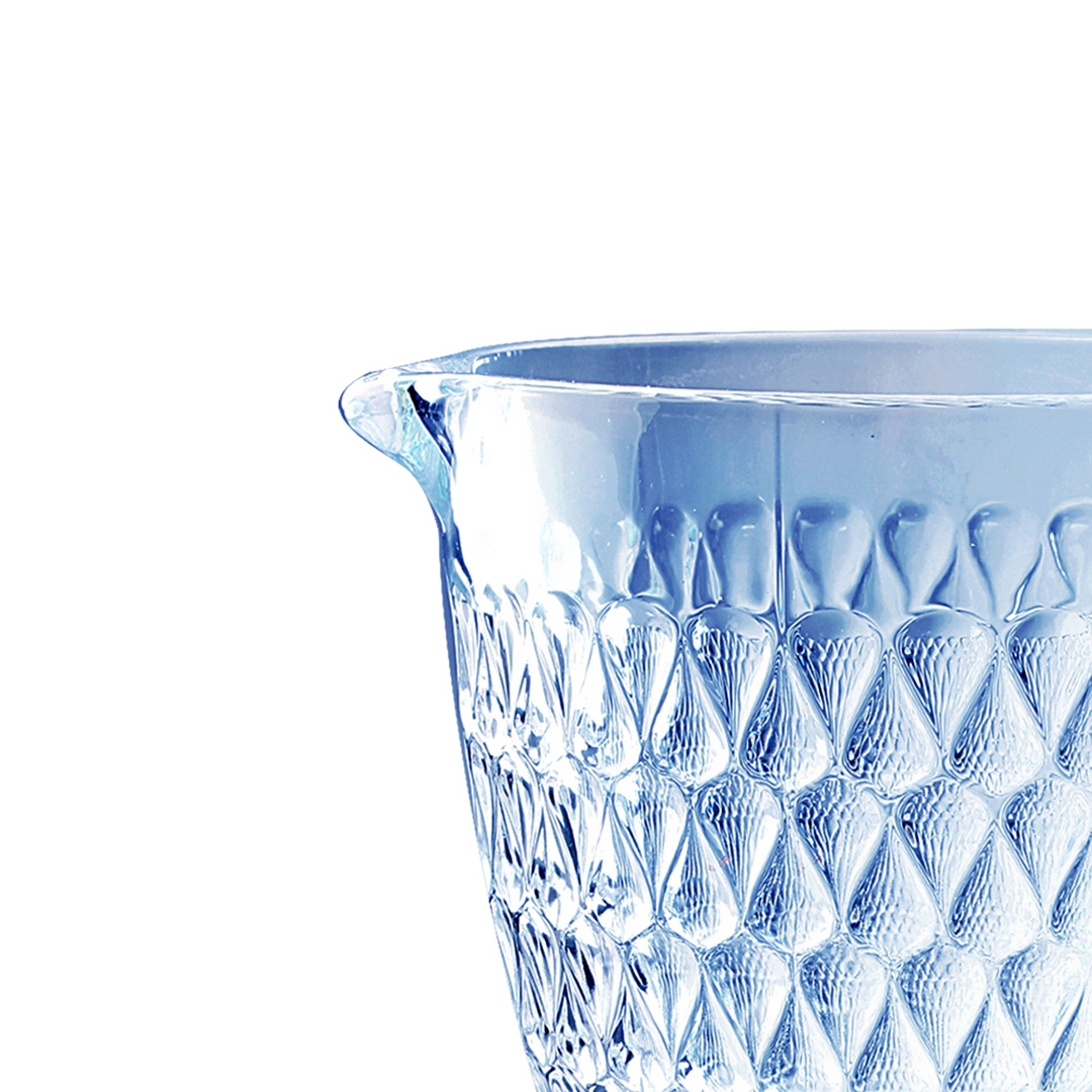 Fotografia para o produto Jarra em vidro com pé 1L cor azul luster