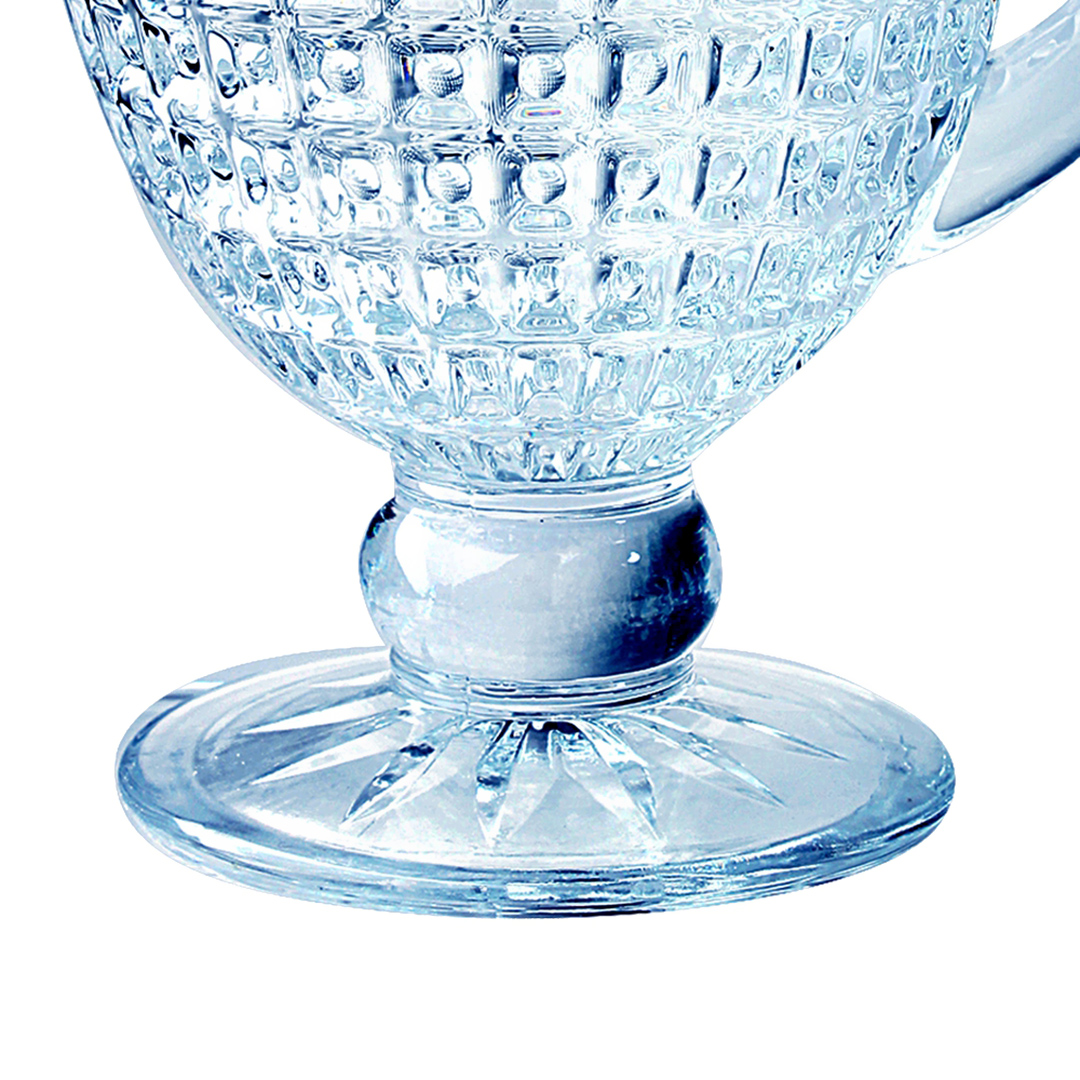 Fotografia para o produto Jarra em vidro com pé 1L cor azul luster