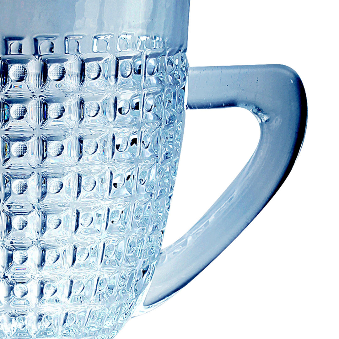 Fotografia para o produto Jarra em vidro com pé 1L cor azul luster