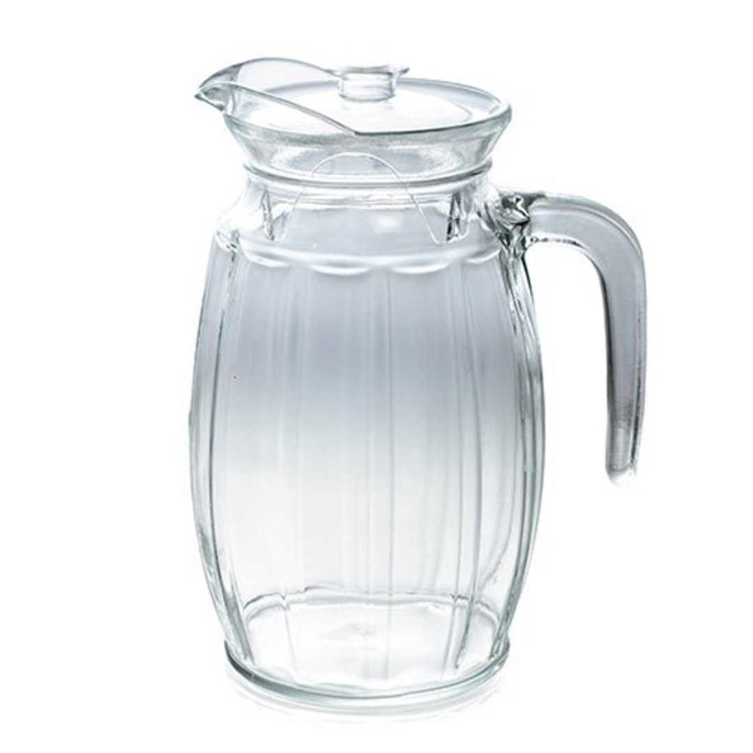 Fotografia para o produto Jarra em vidro com tampa plástica 1,8L