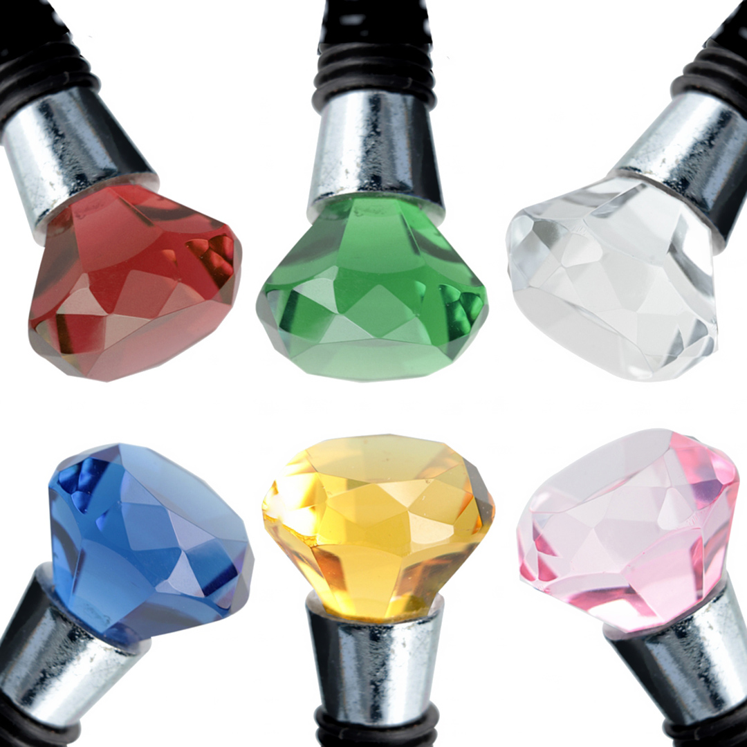 Fotografia para o produto Jogo de 10 tampas em zamac e vidro