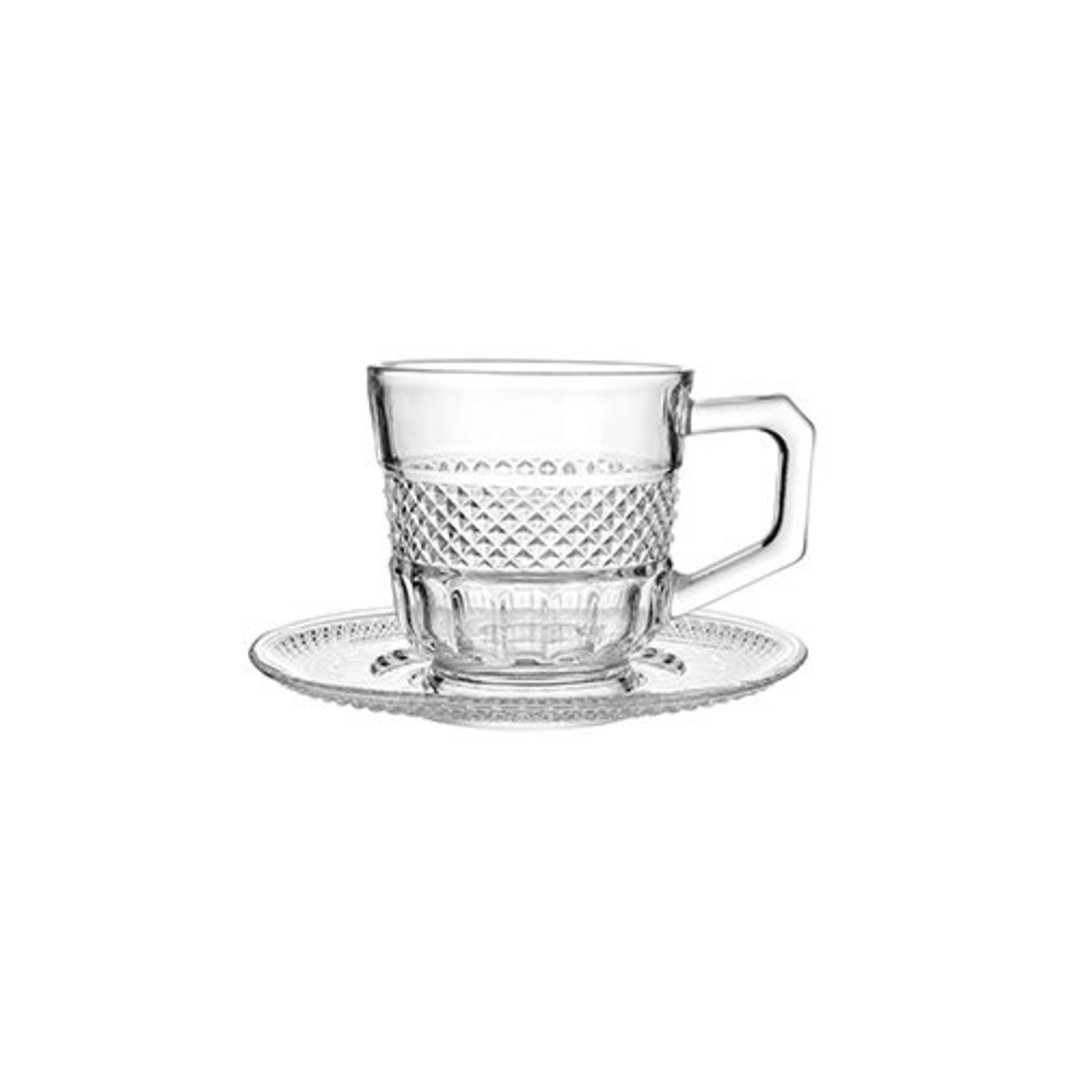 Fotografia para o produto Jogo de 12 peças para chá em cristal 190ml Fotografia para o produto Jogo de 12 peças para chá em cristal 190ml
