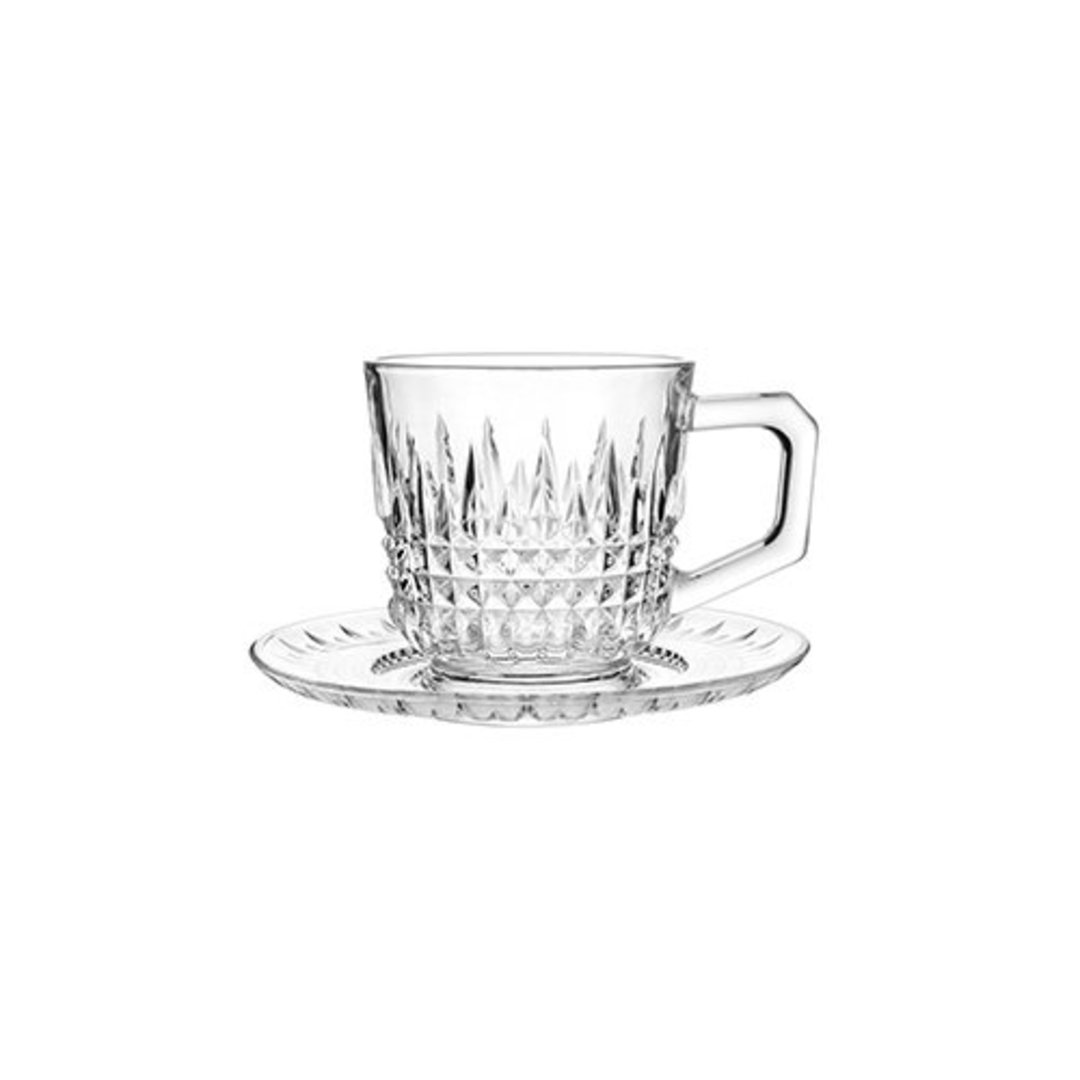 Fotografia para o produto Jogo de 12 peças para chá em cristal 190ml Fotografia para o produto Jogo de 12 peças para chá em cristal 190ml