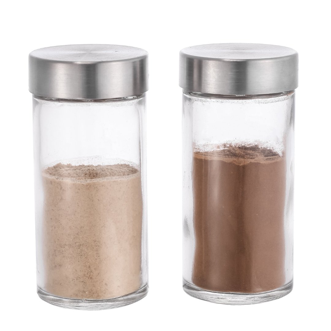 Fotografia para o produto Jogo de 12 porta condimentos com suporte giratório em bambu D18xA24cm