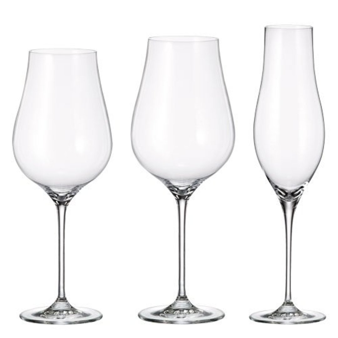 Imagem ilustrativa para Jogo de 18 taças em cristal ecológico 6x(650/500/300ml)