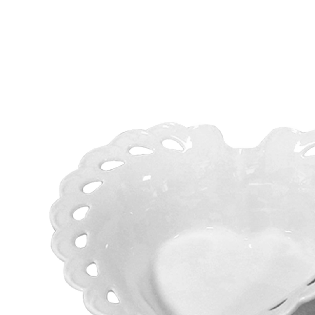 Fotografia para o produto Jogo de 2 bowls coração em porcelana L14,6xP14xA5cm