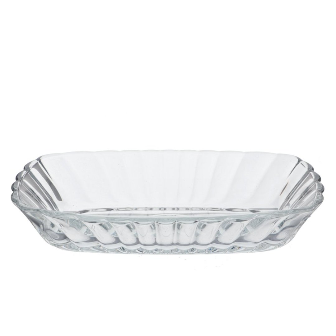 Fotografia para o produto Jogo de 2 bowls retangulares em vidro 190ml L16xP10xA3cm