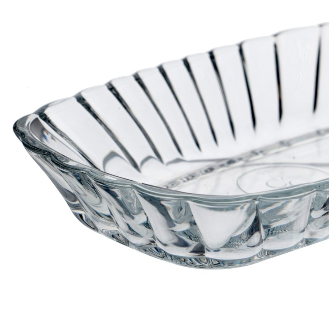 Fotografia para o produto Jogo de 2 bowls retangulares em vidro 190ml L16xP10xA3cm