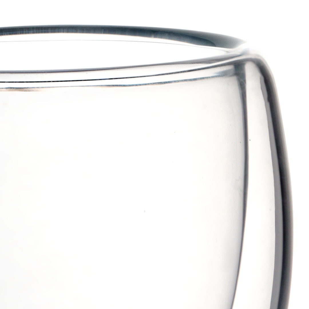 Fotografia para o produto Jogo de 2 copos parede dupla em vidro borossilicato 90ml