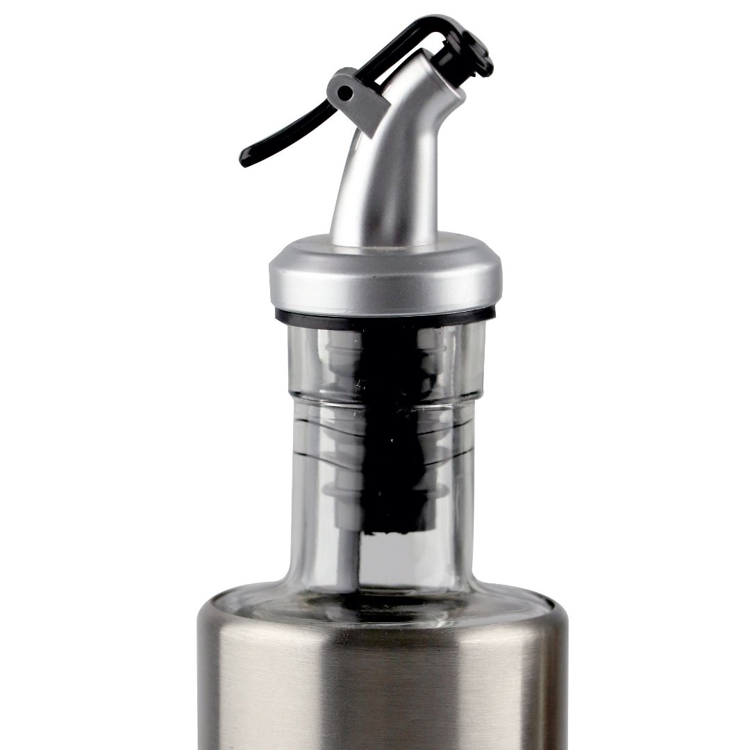 Fotografia para o produto Jogo de 2 galheteiros Cylinder em aco inox 300ml D6,3xA25,3cm