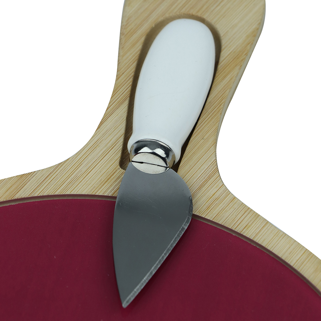 Fotografia para o produto Jogo de 2 peças em bambu e vidro 020xA2cm