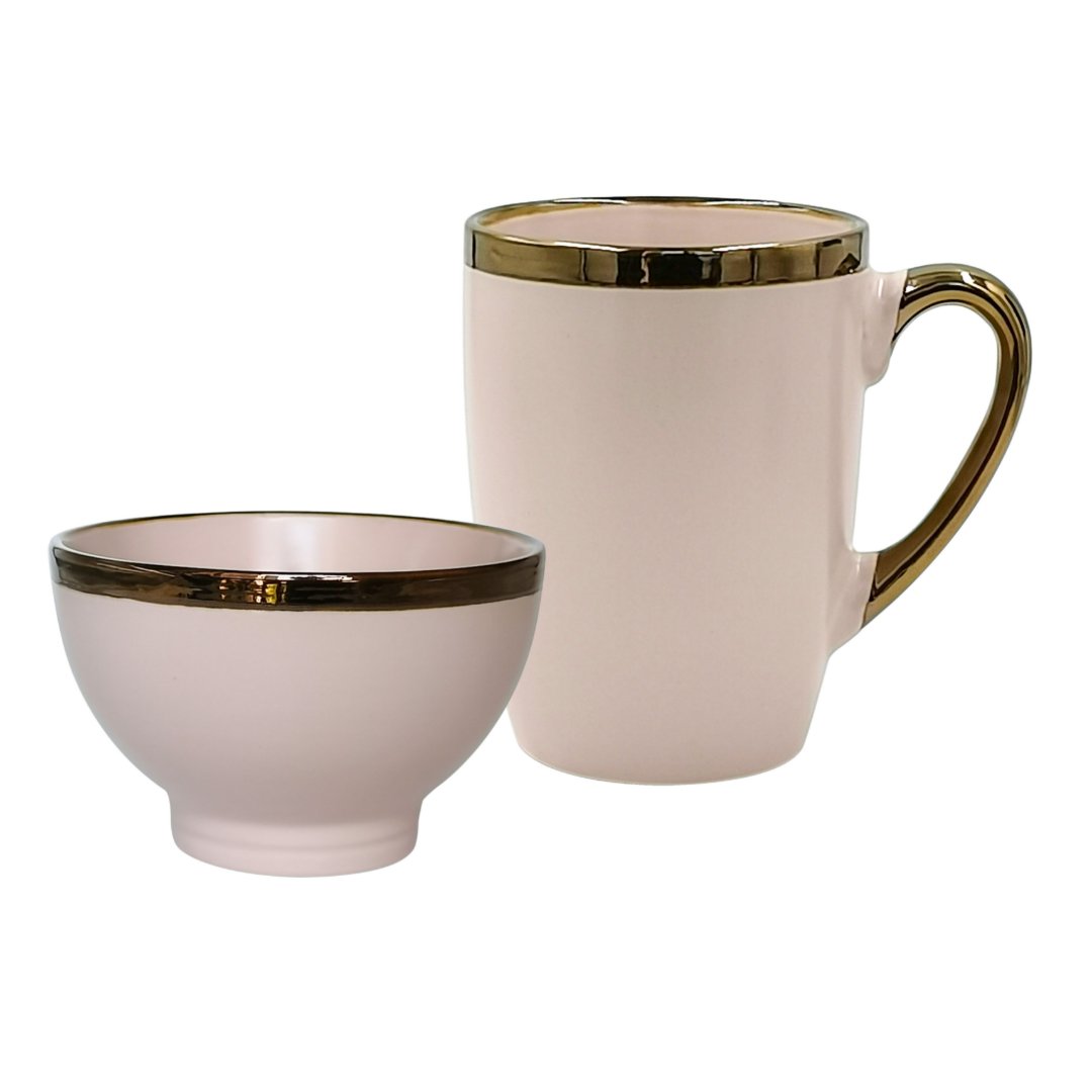 Fotografia para o produto Jogo de 2 peças para cafe da manha Vernissage em porcelana Fotografia para o produto Jogo de 2 peças para cafe da manha Vernissage em porcelana