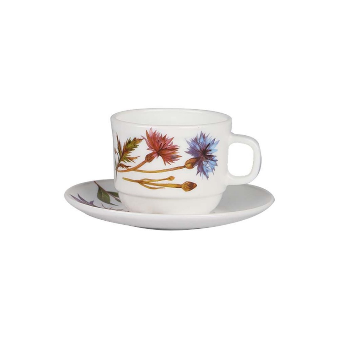 Imagem ilustrativa para Jogo de 2 peças para chá em vidro opalino 250ml