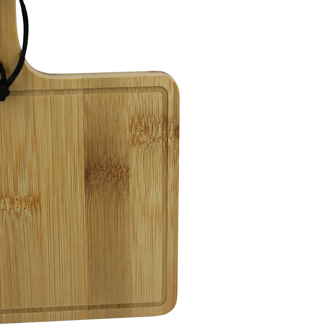 Fotografia para o produto Jogo de 2 peças para queijo em bambu L23,5xP19,5xA2,5cm