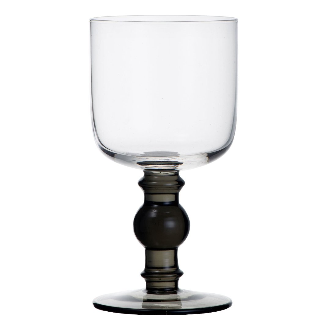 Imagem ilustrativa para Jogo de 2 taças para vinho em vidro 280ml A15,2cm fumê