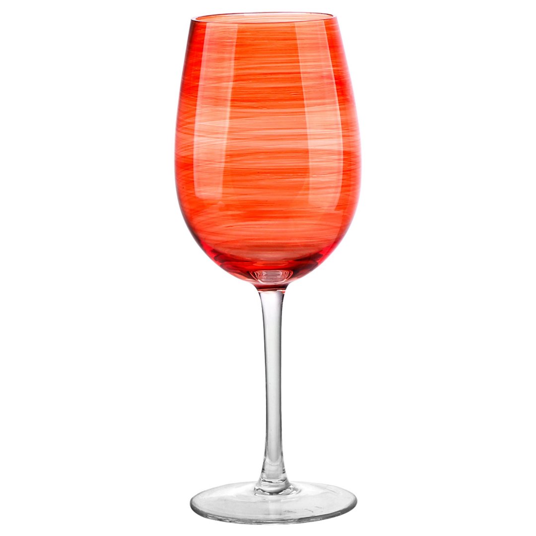 Imagem ilustrativa para Jogo de 2 taças para vinho em vidro 485ml A22,5cm coral