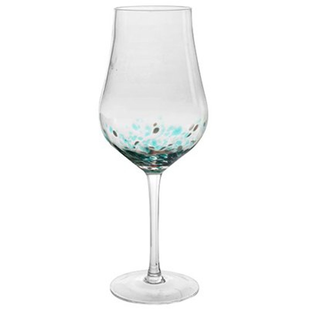 Imagem ilustrativa para Jogo de 2 taças para vinho em vidro 510ml A24cm verde