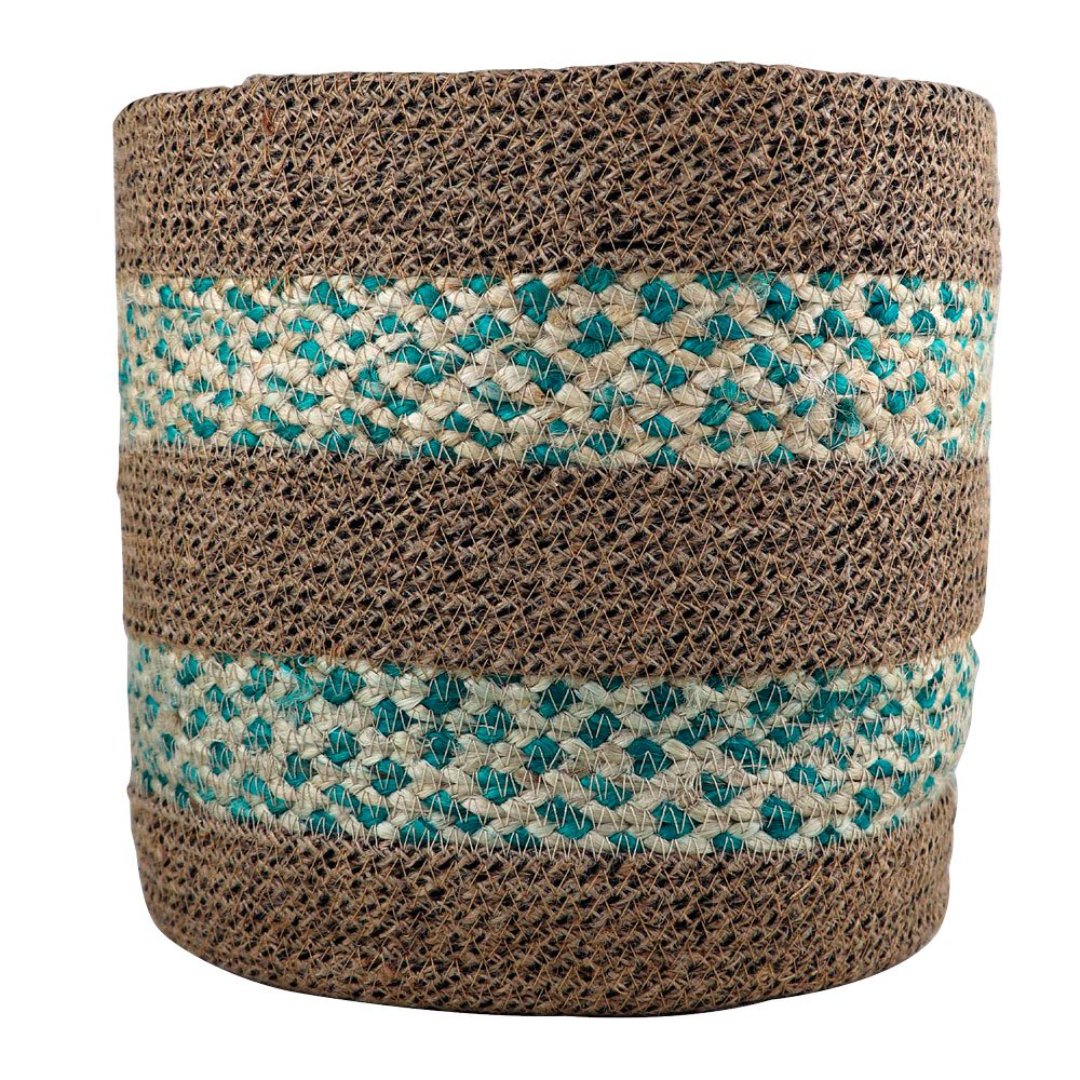 Fotografia para o produto Jogo de 3 cestas redondas Mundi em fibra natural D25xA25/D23xA23/D20xA20cm