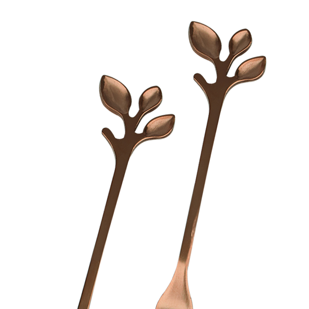 Fotografia para o produto Jogo de 3 garfos e 3 colheres Romantique em aço inox