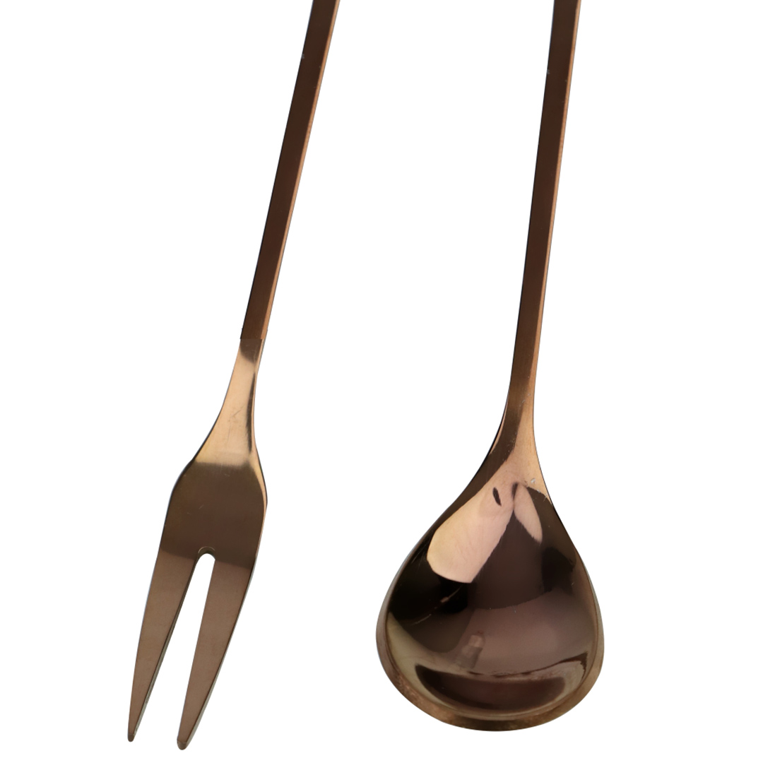 Fotografia para o produto Jogo de 3 garfos e 3 colheres Romantique em aço inox