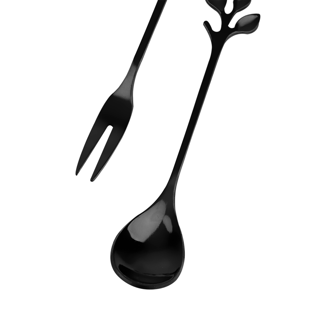 Fotografia para o produto Jogo de 3 garfos e 3 colheres Romantique em aço inox