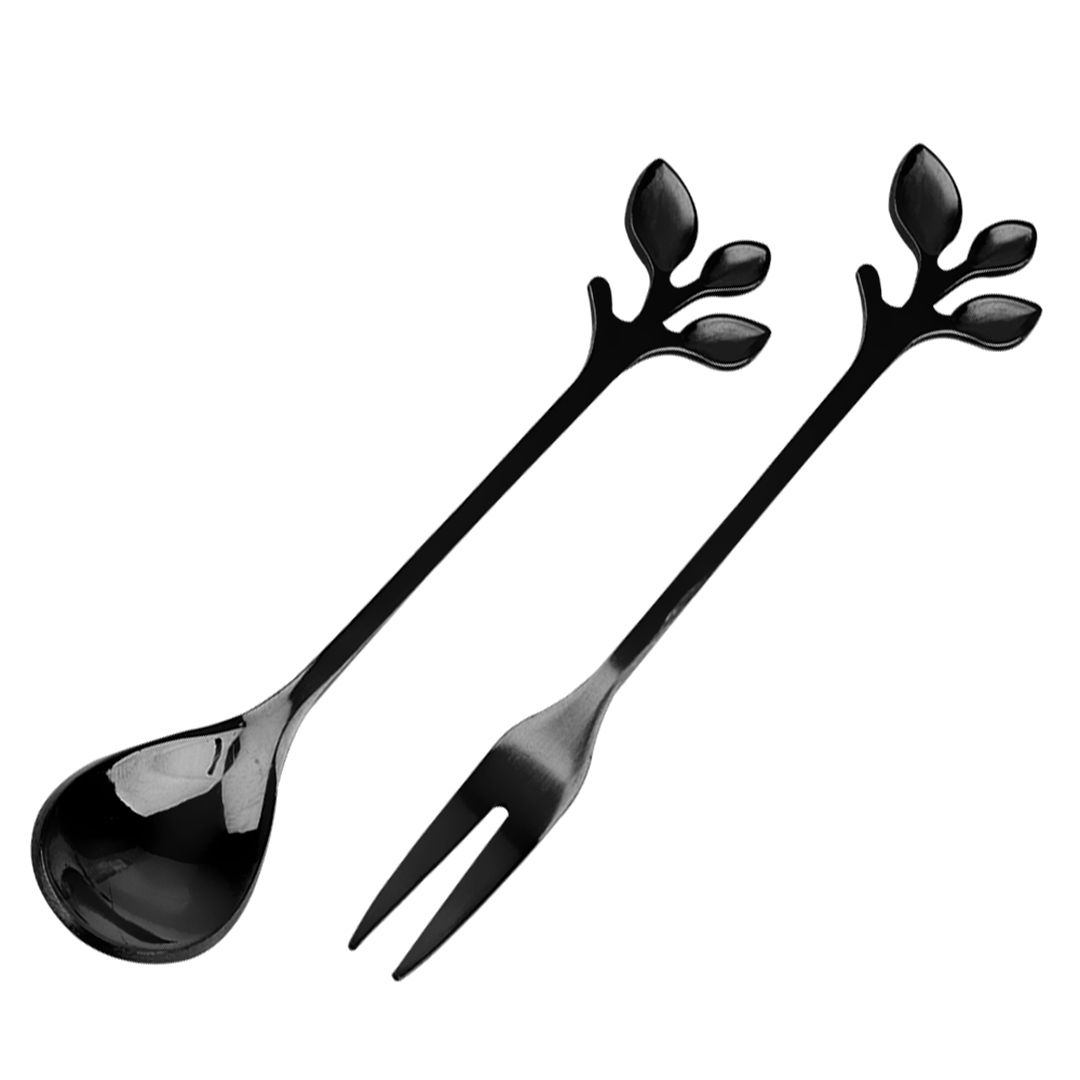 Fotografia para o produto Jogo de 3 garfos e 3 colheres Romantique em aço inox