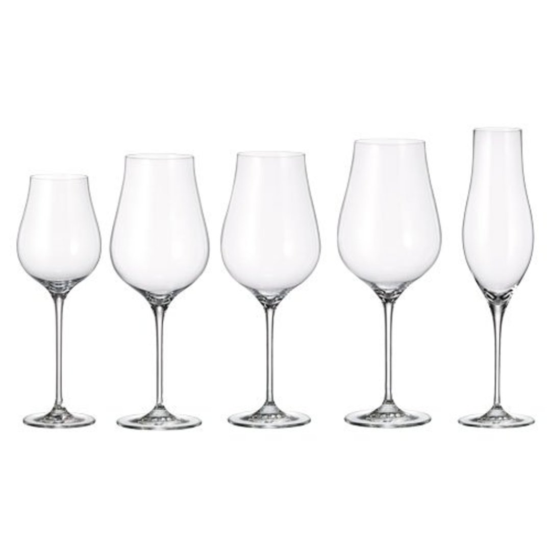 Imagem ilustrativa para Jogo de 30 taças Limosa em cristal ecológico 6x(650/500/400/300/250ml)