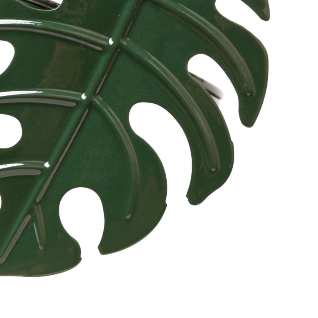 Fotografia para o produto Jogo de 4 anéis Costela de Adâo para guardanapo em ferro 06xA4cm cor verde