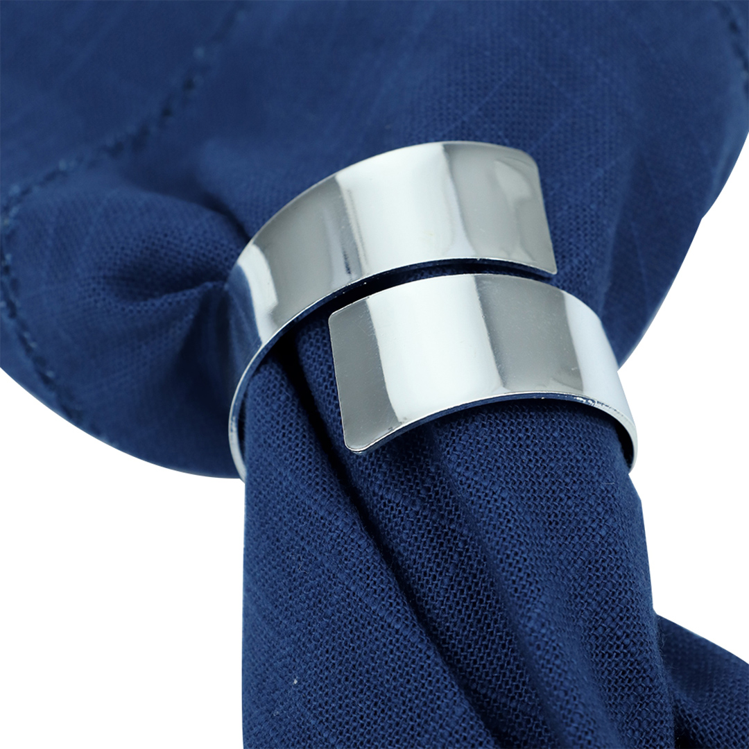 Fotografia para o produto Jogo de 4 anéis para guardanapo em ferro 04.5xA3.7cm