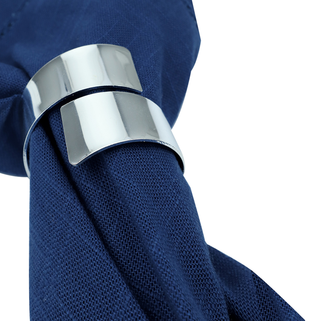 Fotografia para o produto Jogo de 4 anéis para guardanapo em ferro 04.5xA3.7cm