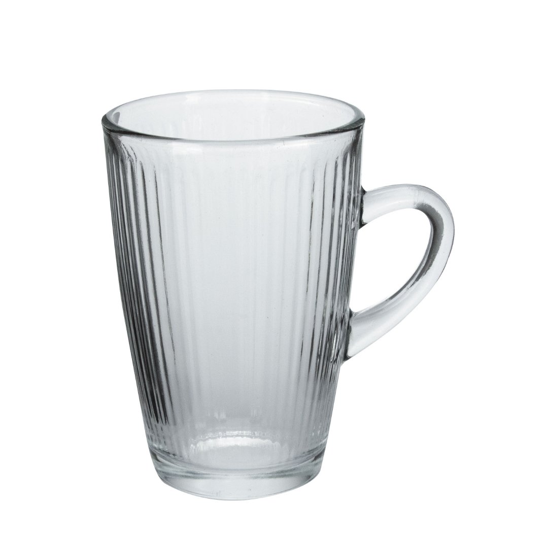 Imagem ilustrativa para Jogo de 4 canecas em vidro 360ml A12,5cm