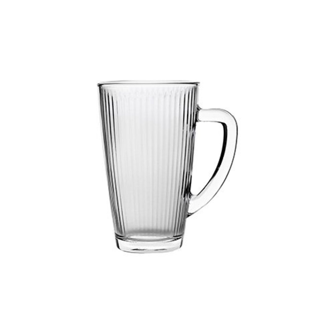 Imagem ilustrativa para Jogo de 4 canecas em vidro 370ml A13,5cm