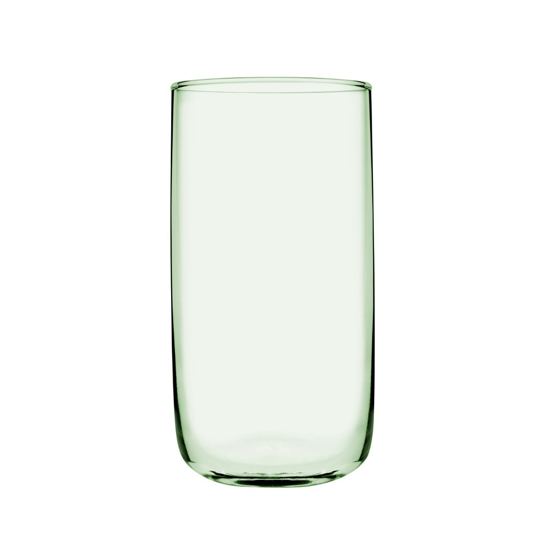 Imagem ilustrativa para Jogo de 4 copos altos em vidro 100% reciclado 365ml A12,9cm