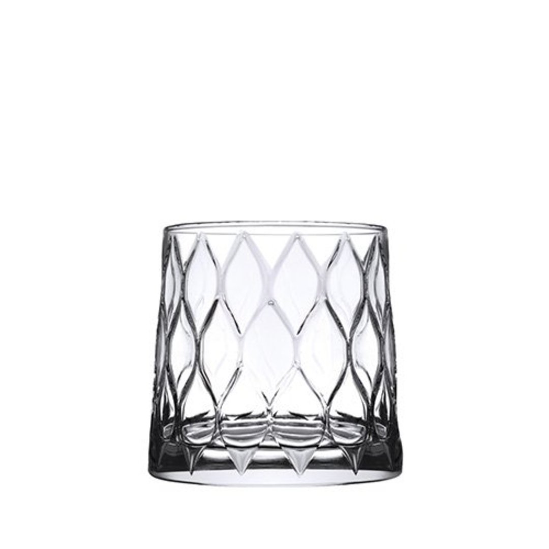 Imagem ilustrativa para Jogo de 4 copos para whisky em vidro 440ml A10cm