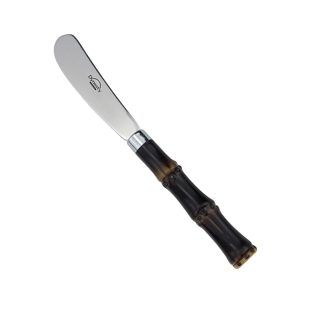 Fotografia para o produto Jogo de 4 espátulas em aço inox com cabo plástico e caixa